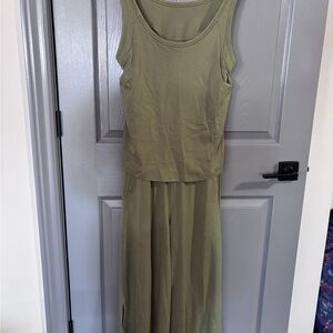 Lululemon Athletica Olive Jumpsuit